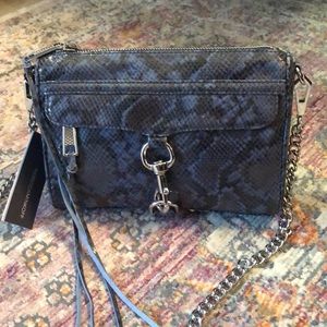 Rebecca Minkoff Snake Print Blue